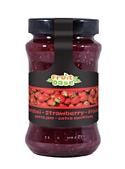 Fruit Oase Jam Aardbei Extra 450Gr
