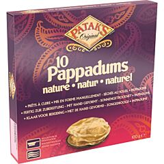 Patak's Pappadums Naturel 10 St