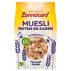 Zonnatura Muesli Noten En Zaden 375 Gr Nl Bio 01
