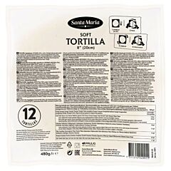 Santa Maria Wrap Tortilla Medium 20 Cm (12 Stuks)