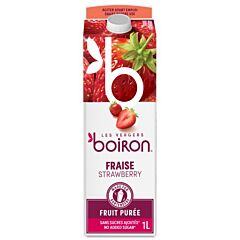 Vergers Boiron Aardbeien Puree (Ongezoet)