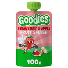 Goodies Knijpfruit Strawberry & Apple 100Gr