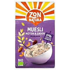 Zonnatura Muesli Noten En Zaden 375 Gr Nl Bio 01