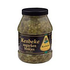 Kesbeke Augurken Blokjes Zoet-Zuur
