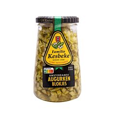 Kesbeke Augurken Blokjes 370 Ml