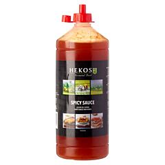 Hekos Spicy Sauce (Knijpfles)