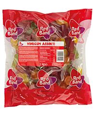 Red Band Winegums Assorti 1Kg
