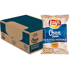 Lays Chips Oven Baked Roasted Paprika 35 Gr