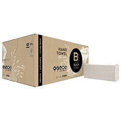 Blacksatino Handdoek Z-Vouw 2Lg 25X23cm