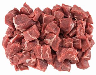 Kalfs Goulash 3 X 3 Cm Per Kg