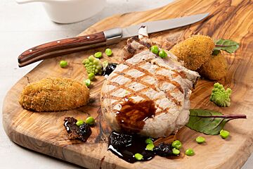 Gegrilde varkensrack