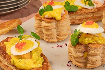 Pasteitje met visragout