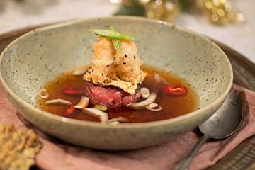 Miso met tonijntartaar