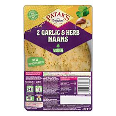 Patak's Naanbrood Knoflook/Koriander 2X 110 Gr