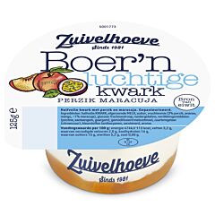 Zuivelhoeve Luchtige Kwark Perzik Maracuja 150 Gr