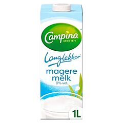 Campina Magere Melk 0% Houdbaar 1 Lt