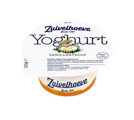 Zuivelhoeve Boer'n Yoghurt Vanillestroop 150Gr