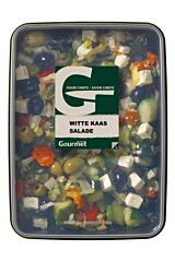 Gourmet Salades Witte Kaas Salade Met Paprika & Olijven