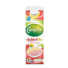 Campina Dubbelvla Vanille/Aardbei