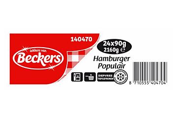 Beckers Hamburger Populair 90 Gr