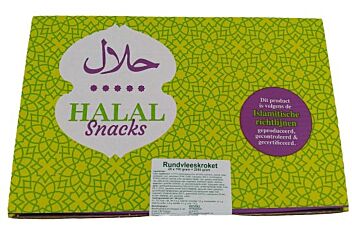 Homeco Rundvleeskroket Halal 100 Gr