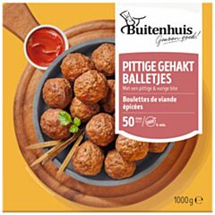 Buitenhuis Pittige Gehaktballetjes 20Gr