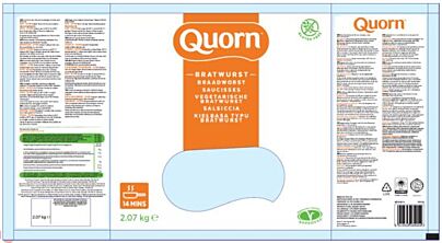 Quorn Bratwurst Vegetarisch 90Gr