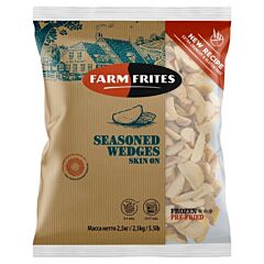 Farm Frites Wedges Skin On (2500 Gr)