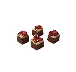 Chaupain Brownie Mini Witte Choc. Framboos 3X54x17gr