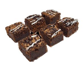 Millers Banket Brownie Blokjes 14,5 Gr