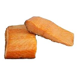 Zalmzijde Gerookt Warm Met Vel