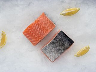  Zalm Haas 4-5 Met Vel Geportioneerd