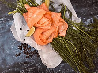 Zalmfilet Gerookt L-Cut Superieur(100G) Dv