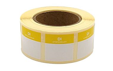 Thijsen Sticker Dinsdag Verwijderbaar 25X25mm