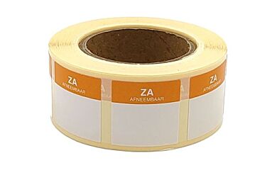 Thijsen Sticker Zaterdag Verwijderbaar 25X25mm