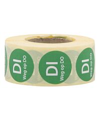 Daymark Aqualabel Dinsdag Weg Op Donderdag