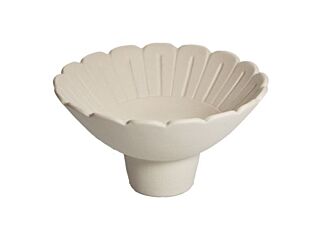 Studio Raw Earth Flower Toren Bord Zand 10,5X7,1 Cm