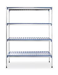 Hendi Opbergrek Aluminium Planken 1280X405x1685mm