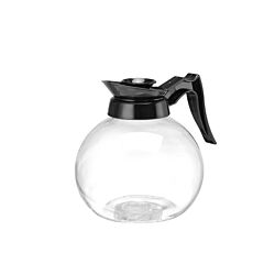 Hendi Koffiekan Glas Met Zwarte Hals 1.8Lt