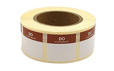 Thijsen Sticker Donderdag Verwijderbaar 25X25mm