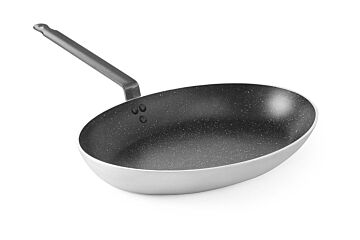 Hendi Vispan Aluminium Antiaanbaklaag Ovaal 40X28cm