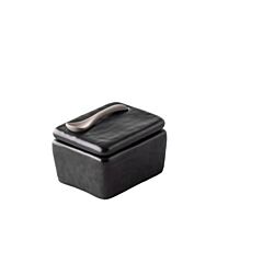Q Raw Peper En Zout Set Zwart Incl. Mini Lepel
