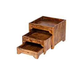  Buffetverhoger 22/24 X20 Cm Rvs