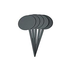 Securit Tafelkrijtbord Bubble Set 5 18X8.1X0.1Cm Zw