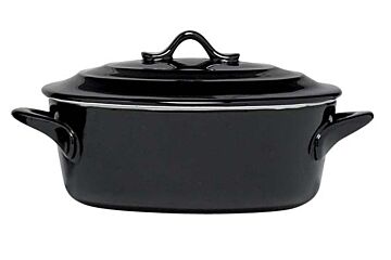 Cosy & Trendy Ovenschotel Zwart Ovaal 500 Ml