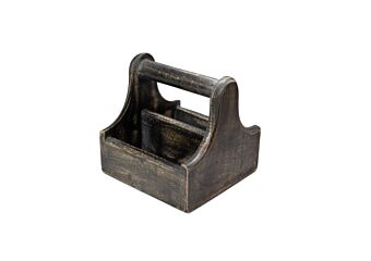 Presentatiepoint Tafelcaddy Hout Klein M/Handvat Zwart