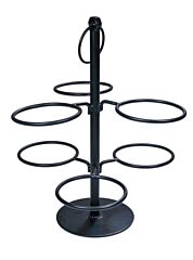 Buffet Etagere Voor 6 Borden Zwart 30X30x30cm