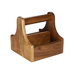Buffet Tafel Caddy Hout Small Handled 15X15cm