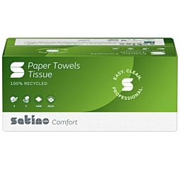 Satino Handd.Recycled Z-Vouw 2Lg 25X23