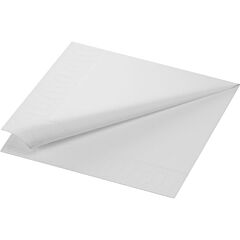 Duni Servet Wit 3-Lgs 40X40cm